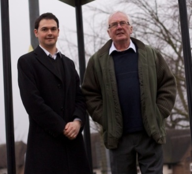 Newton Cllr's Tom Parry and Adrian Walmsley promise to continue discussions about speed limits ©CWAC Conservatives