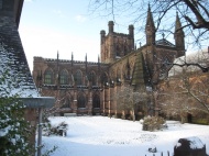 While I expected England would have this much snow in December, Chester is still beautiful at Christmastime. © John S Turner